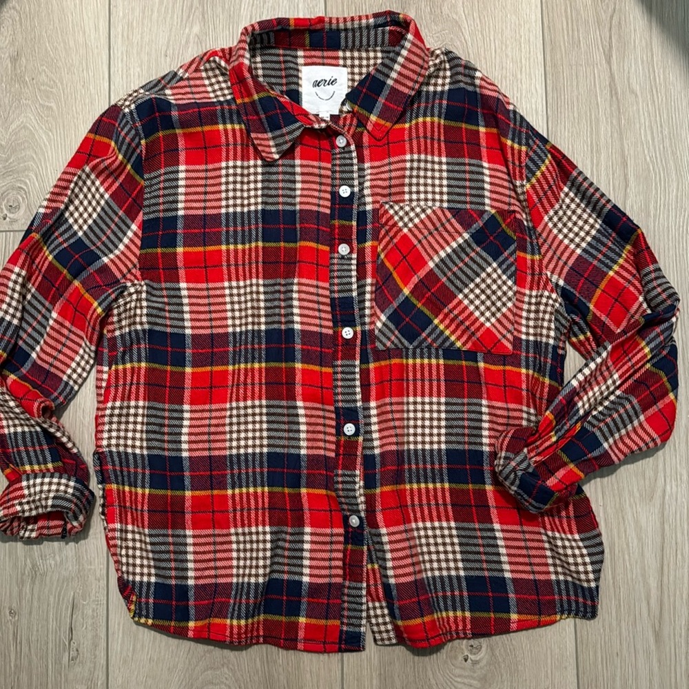 Aerie size extra small flannel